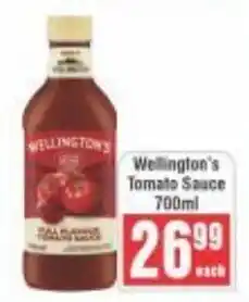 Frontline Wellington's Tomato Sauce offer