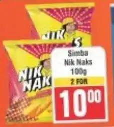 Frontline Simba Nik Naks offer