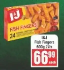 Frontline I&J Fish Fingers offer
