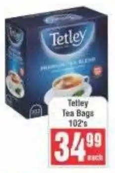 Frontline Tetley Tea Bags offer