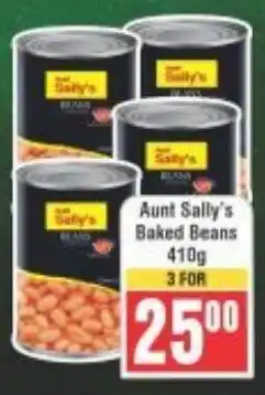 Frontline Aunt Sally's Baked Beans offer