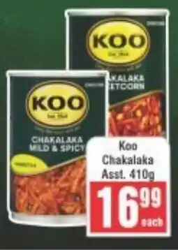 Frontline Koo Chakalaka offer