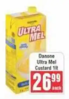 Frontline Danone Ultra Mel Custard offer