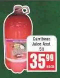 Frontline Carribean Juice offer