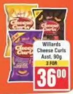 Frontline Willards Cheese Curls offer