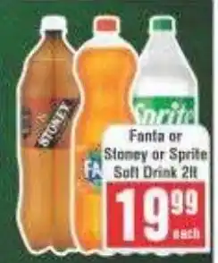 Frontline Fanta or Stoney or Sprite Soft Drink offer