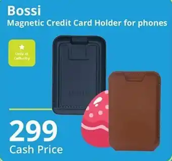 Cellucity Bossi Magnetic Credit Card Holder for phones offer