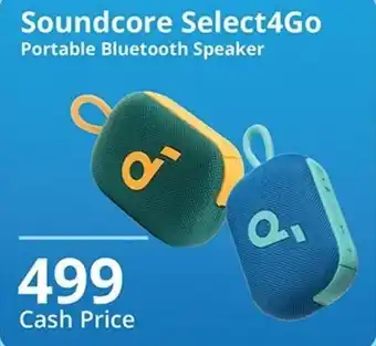 Cellucity Soundcore Select4Go Portable Bluetooth Speaker offer