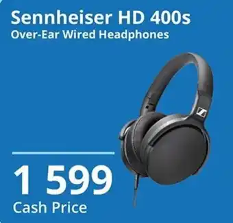 Cellucity Sennheiser HD 400s Over-Ear Wired Headphones offer