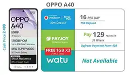 Cellucity Oppo A40 offer
