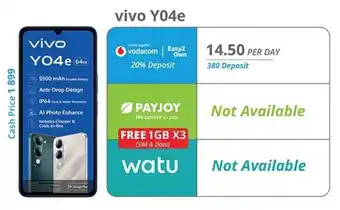 Cellucity Vivo Y04e offer