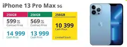Cellucity iPhone 13 Pro Max 5G offer