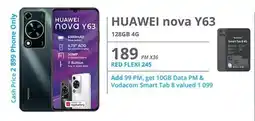 Cellucity Huawe Nova Y63 128GB 4G offer