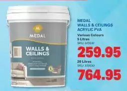 Cashbuild Medal walls & ceilings acrylic pva offer