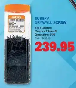 Cashbuild Eureka drywall screw offer
