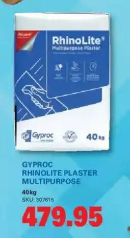 Cashbuild Gyproc RhinoLite Multipurpose Plaster offer