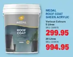 Cashbuild Medal roof coat sheen acrylic offer