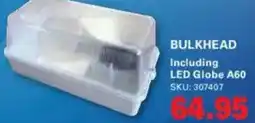 Cashbuild Bulkhead Including LED Globe A60 offer