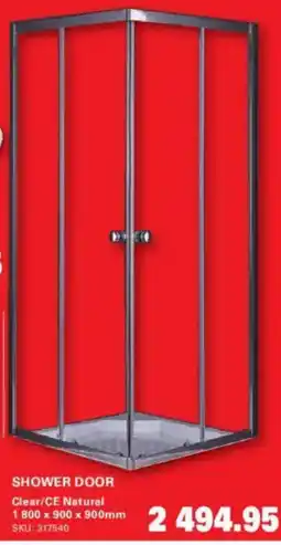 Cashbuild Shower Door Clear/ CE Natural offer