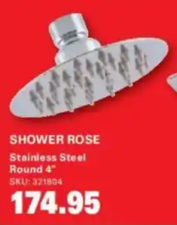 Cashbuild Shower rose stainless steel round offer
