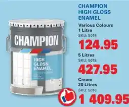 Cashbuild Champion high gloss enamel offer