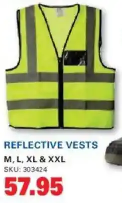 Cashbuild Reflective vests offer