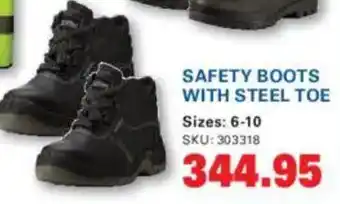 Cashbuild Safety boots with steel toe offer