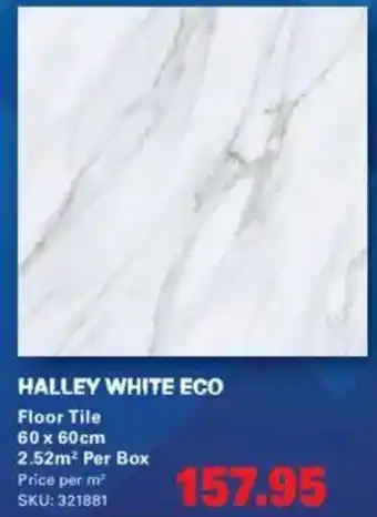 Cashbuild Halley white eco floor tile offer