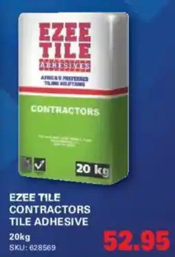 Cashbuild Ezee tile contractors tile adhesive offer