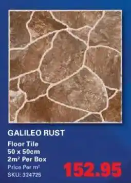 Cashbuild Galileo Rust Floor Tile offer