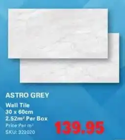 Cashbuild Astro Grey Wall Tile offer