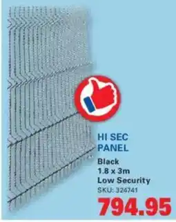 Cashbuild Hi sec panel offer