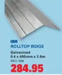 Cashbuild Ibr rolltop ridge offer