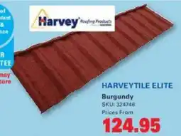 Cashbuild Harveytile elite burgundy offer