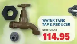 Cashbuild Water tank tap & reducer offer