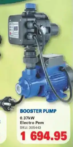 Cashbuild Booster Pump 0.37kW Electro Pem offer