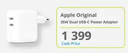 Cellucity Apple Original 35W Dual USB-C Power Adapter offer