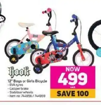 12 Boys or Girls Bicycle offer at Game