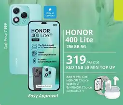 Cellucity Honor 400 Lite 256GB 5G offer