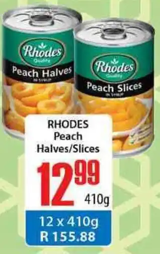 Elite Cash & Carry Rhodes Peach Halves/Slices 410g offer