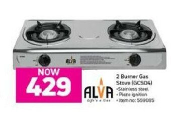 Game Alva 2 Burner Gas Stove (GCS04) offer