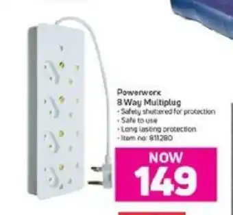 Game Powerworx 8 Way Multiplug offer