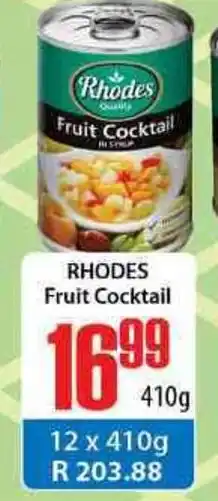 Elite Cash & Carry Rhodes Fruit Cocktail 410g offer