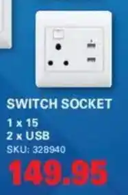 Cashbuild Switch socket offer