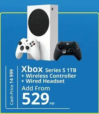 Cellucity Xbox Series S 1TB + Wireless Controller + Wired Headset offer