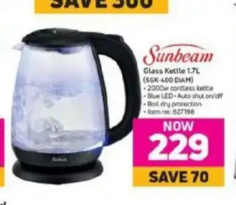 Game Sunbeam Glass Kettle 1.7L offer