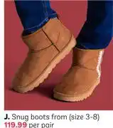 PEP Snug Boots Size 3-8 offer