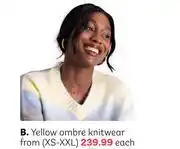 PEP Yellow Ombre Knitwear XS-XXL (Priced From) offer