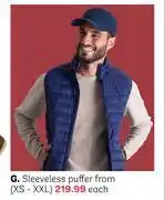 PEP Sleeveless Puffer XS-XXL (Priced From) offer