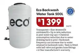 Brights Hardware Eco Backwash Water Tank offer